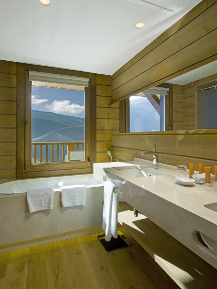 Baño de habitación de hotel