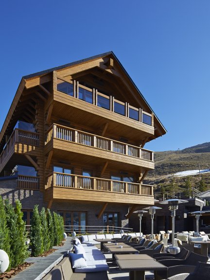 Fachada del hotel